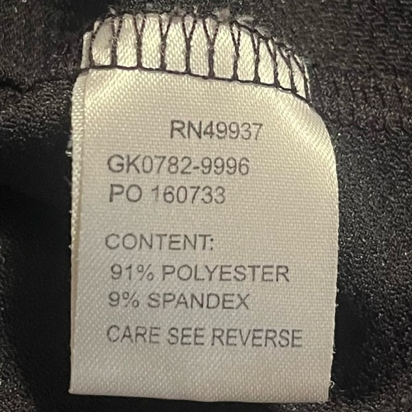 Tail White Label Black Sleeveless Golf Polo Top Medium - Picture 6 of 7